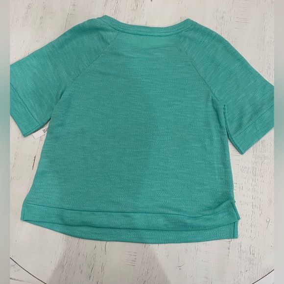 Women’s KnitTop Silverware Size S Teal NWT Roynd neck short sleeve - Picture 2 of 7